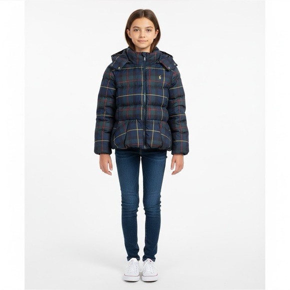 Polo Ralph Lauren Other - Polo by Ralph Lauren Blue and Yellow Puffer Jacket